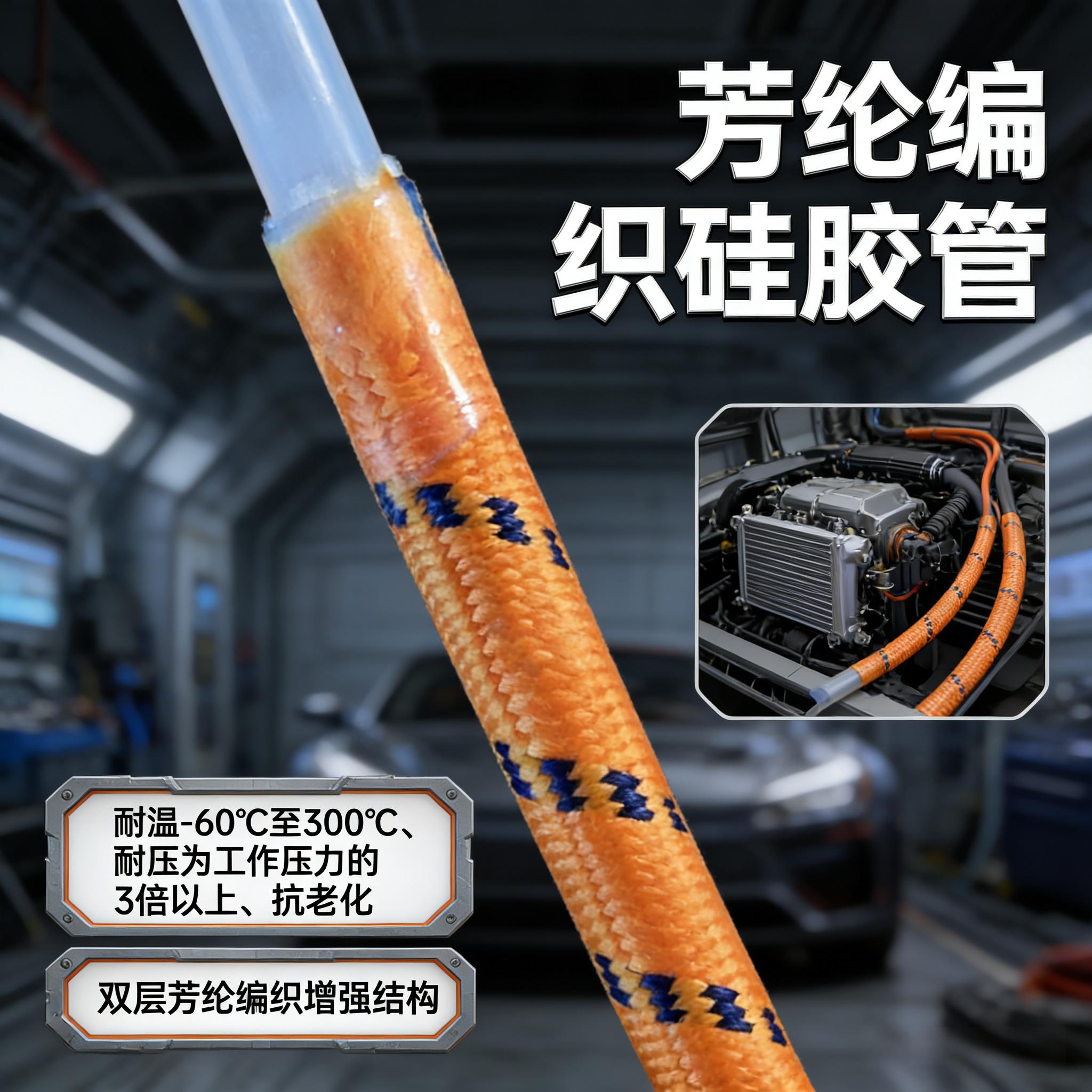 芳纶编织硅胶管
