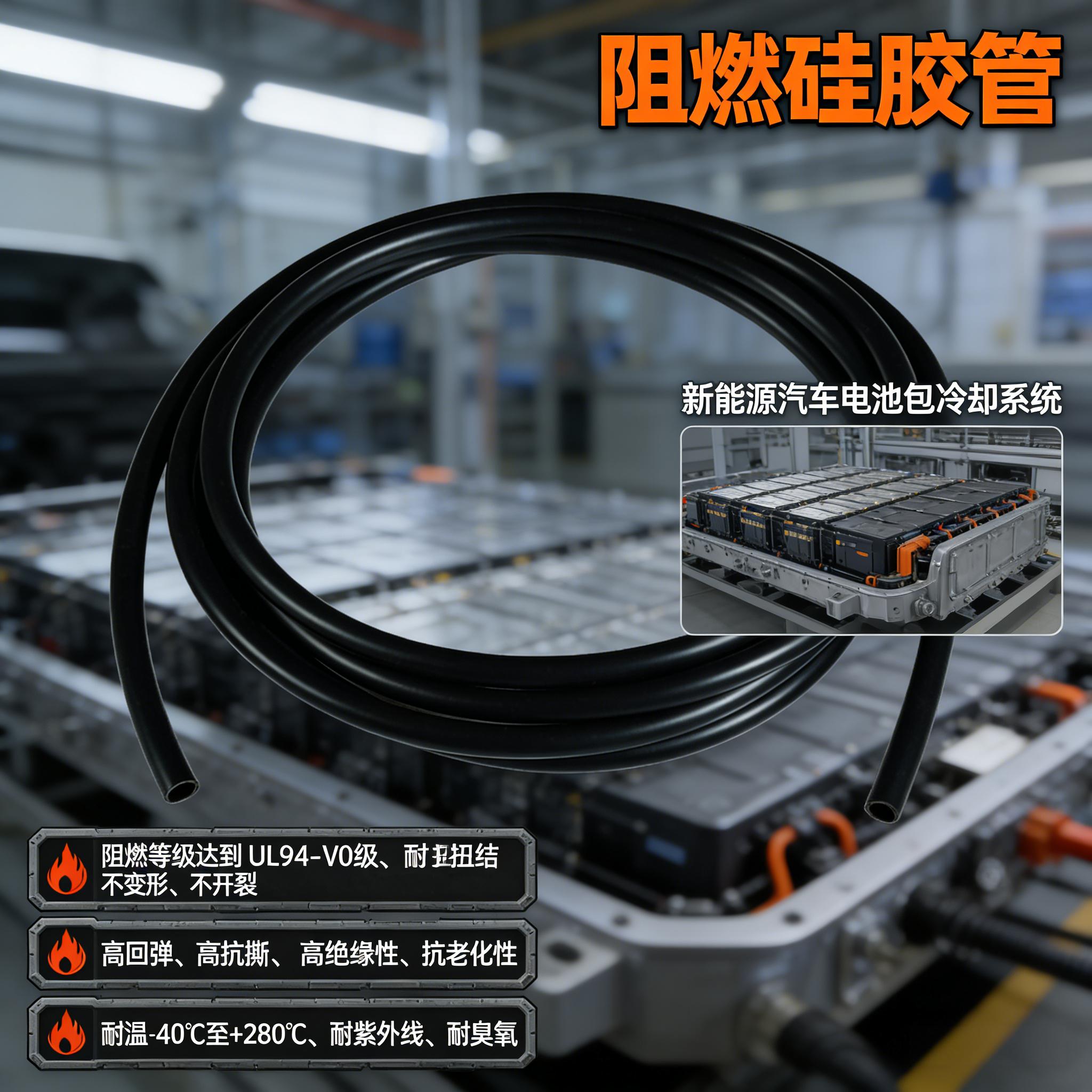  ​阻燃硅胶管