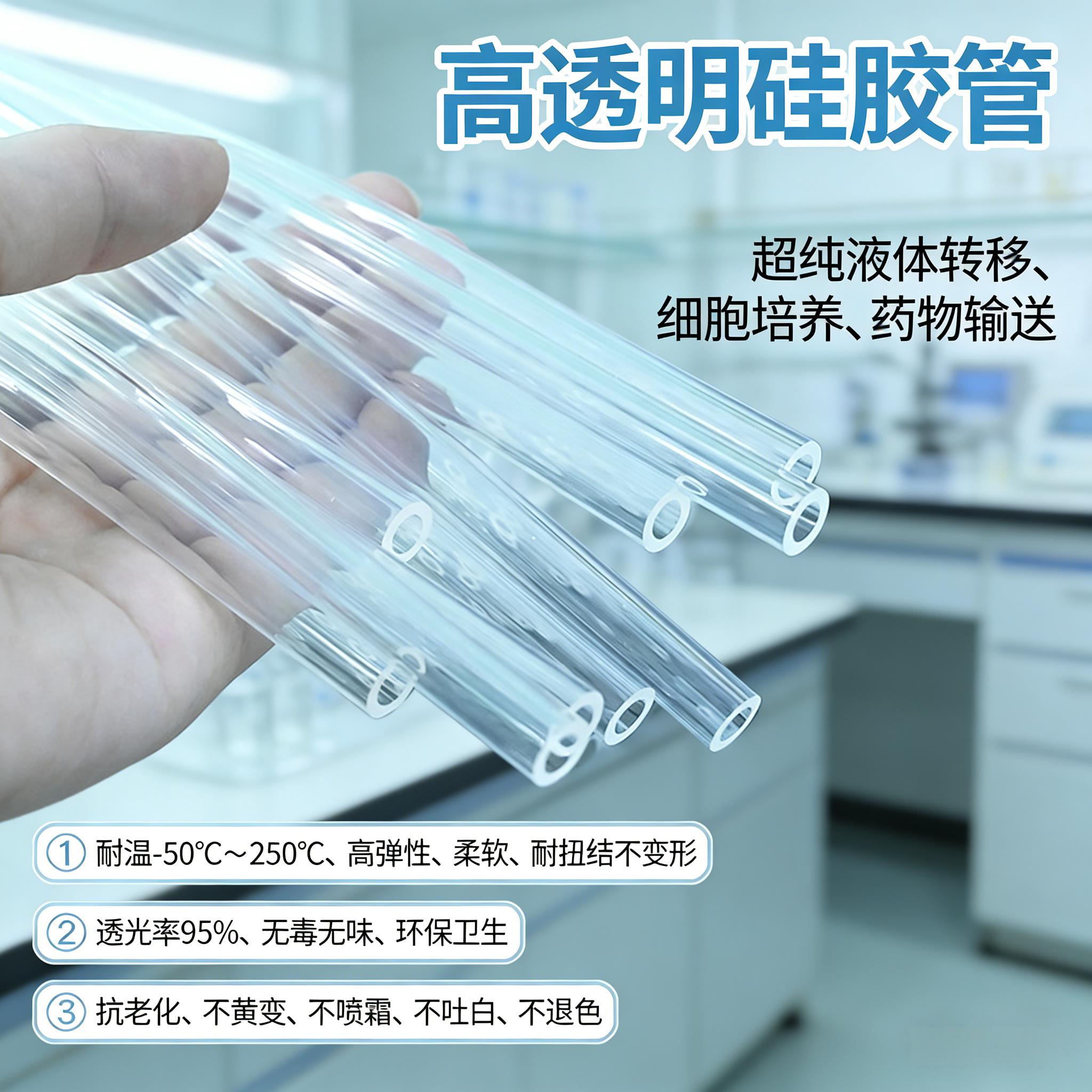 高透明硅胶管