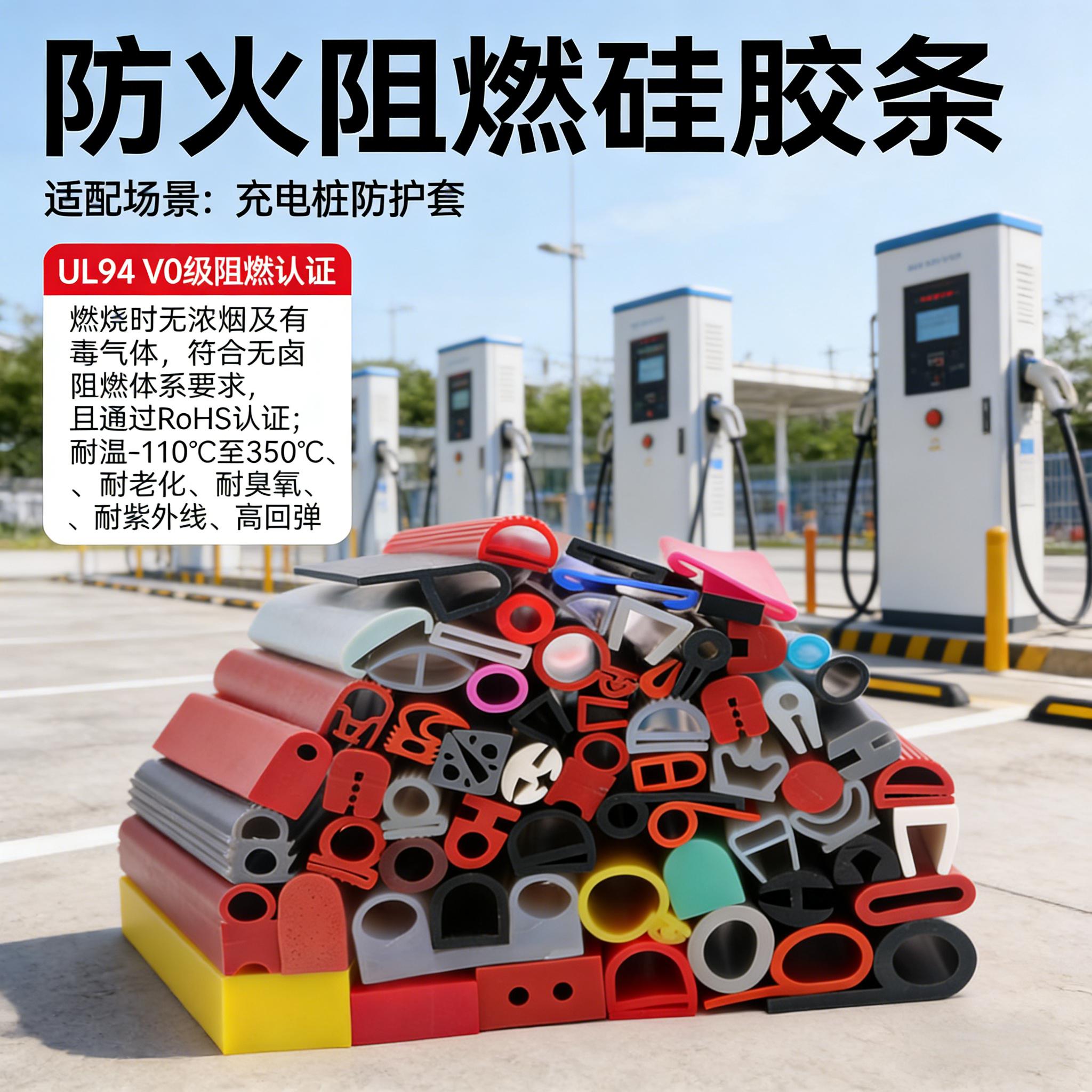 防火阻燃硅胶条